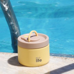 Νέα φανταστικά θερμός φαγητού από την Εcolife!  Για να μεταφέρουμε με ασφάλεια τη βρεφική κρέμα, το γιαούρτι ή ακόμη και το δικό μας γεύμα! Κατάλληλο για αλεσμένο φαγητό, σούπες, όσπρια κτλ.